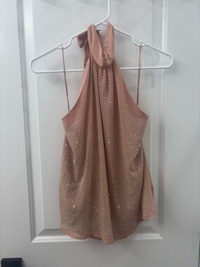 Anthropologie halter‎ sequin backless top